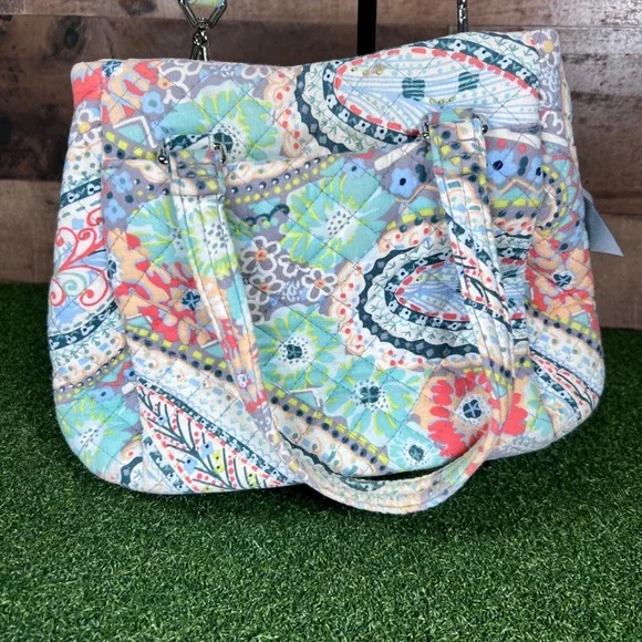 Vera Bradley Crossbody Bag Floral Quilted Lightweight Travel Purse - Picture 3 of 12